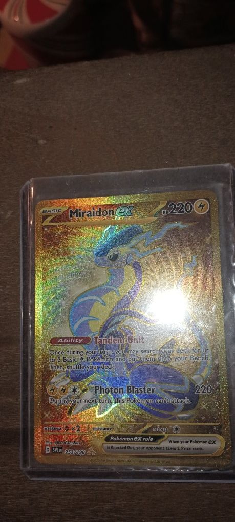 2023 Pokemon 253/198 Mirarden Ex  Gold HilogrAm