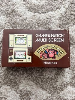 Donkey kong 2 nintendo game & watch