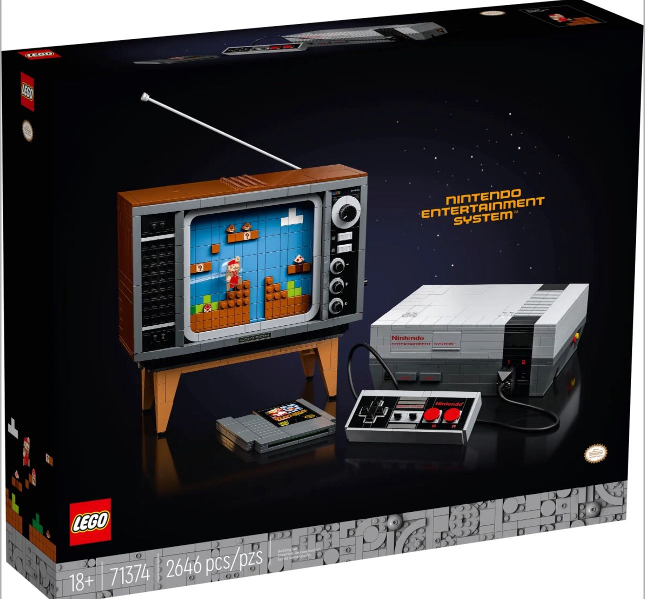 **BRAND NEW AND UNOPENED** Retired LEGO set #71374 Mario Nintendo Entertainment System