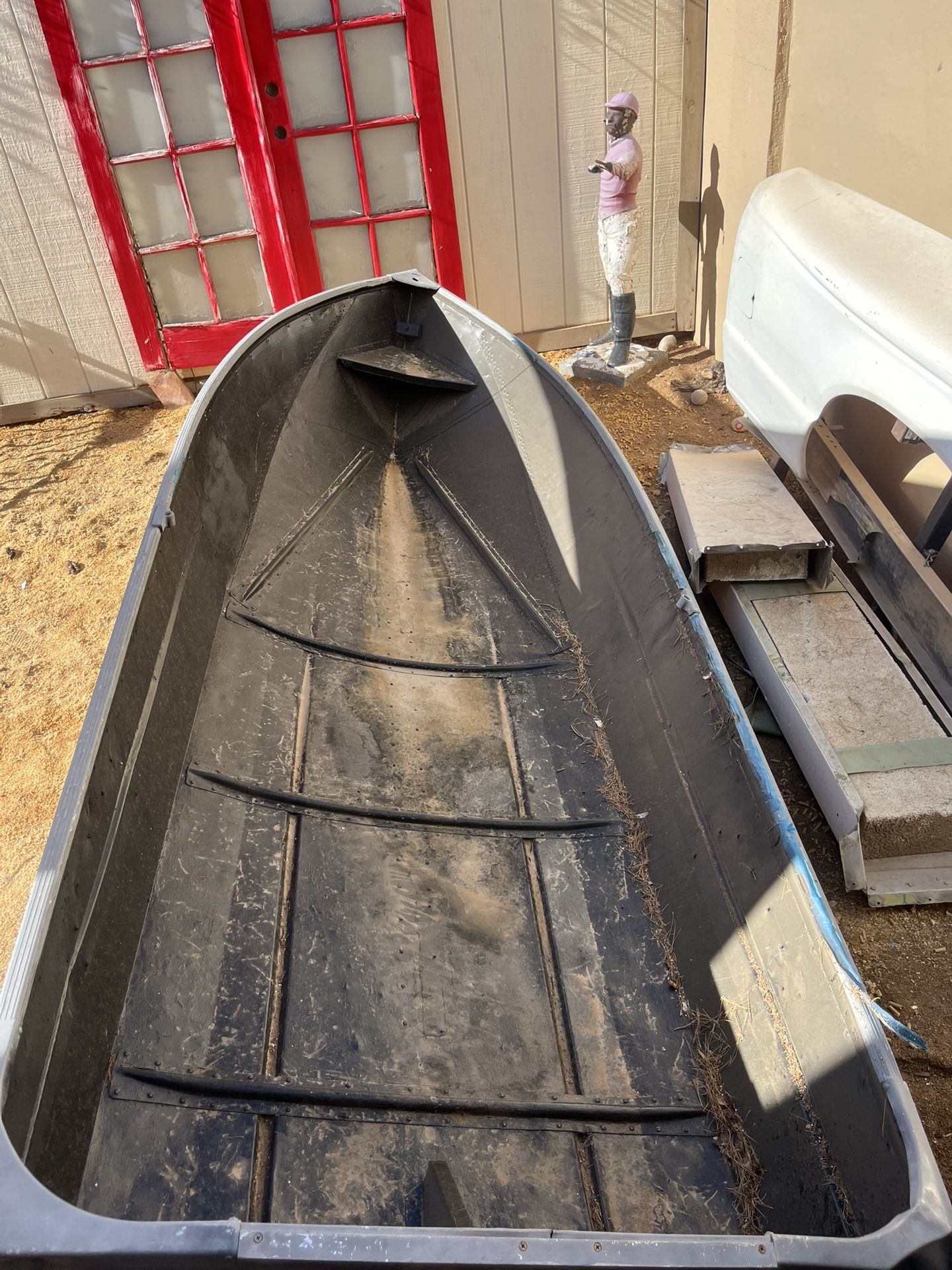 12’ Aluminum V Hull John Boat