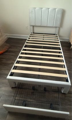 Twin Size Bed Frame With Storage