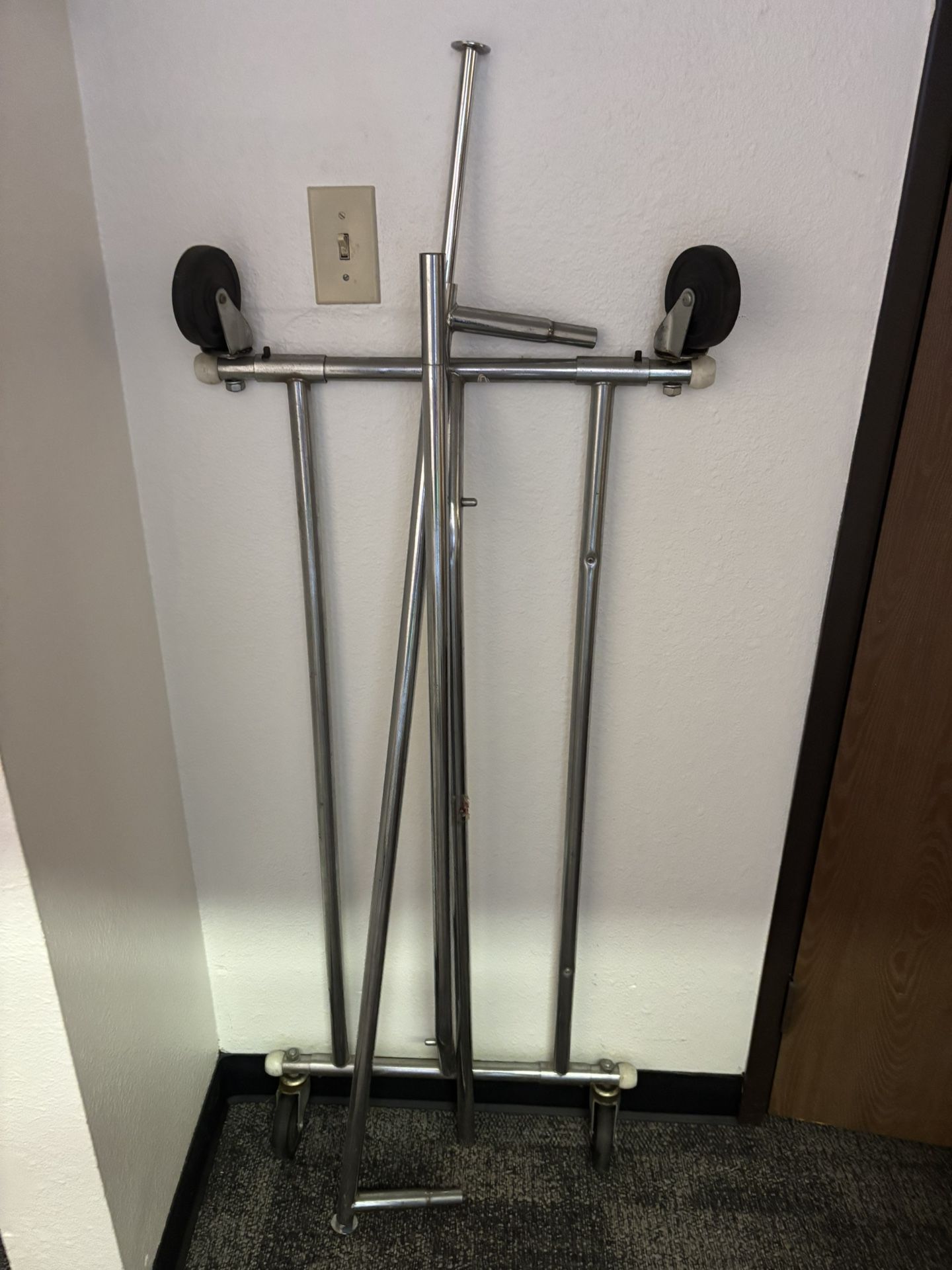 Rolling Clothing Rack