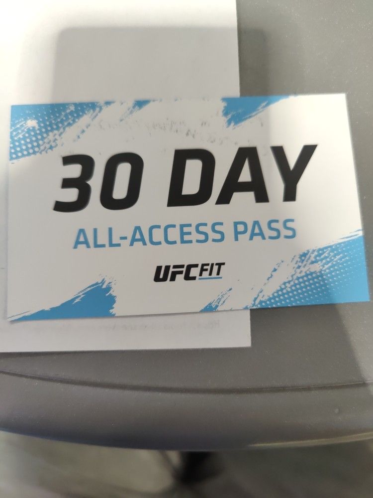 30 Day Trial Pass To Ufc Fit