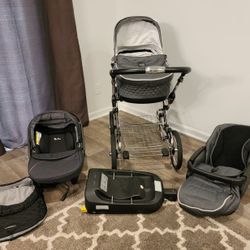 Silver Cross Sleepover Pram Cadet Grey With Accessories 