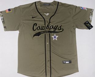 2x Cowboys Green Football Baseball Jersey