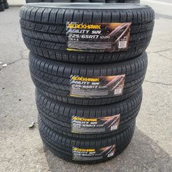 225 65 17 BLACKHAWK TIRES RAV4 CRV EQUINOX ROUGE CARAVAN JOURNEY KIA 