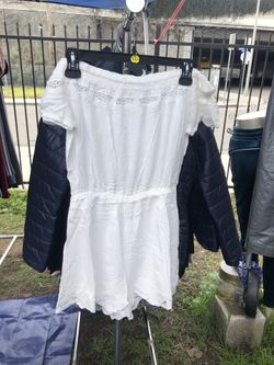 All White Romper