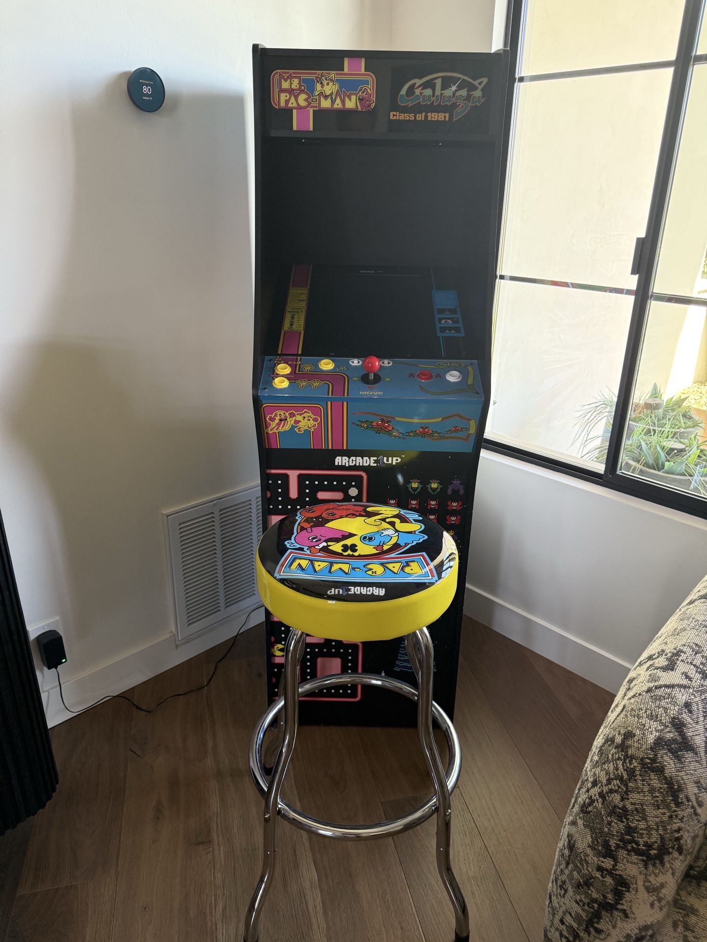 Arcade1Up Ms. PAC-MAN Class of '81 Deluxe Arcade Machine