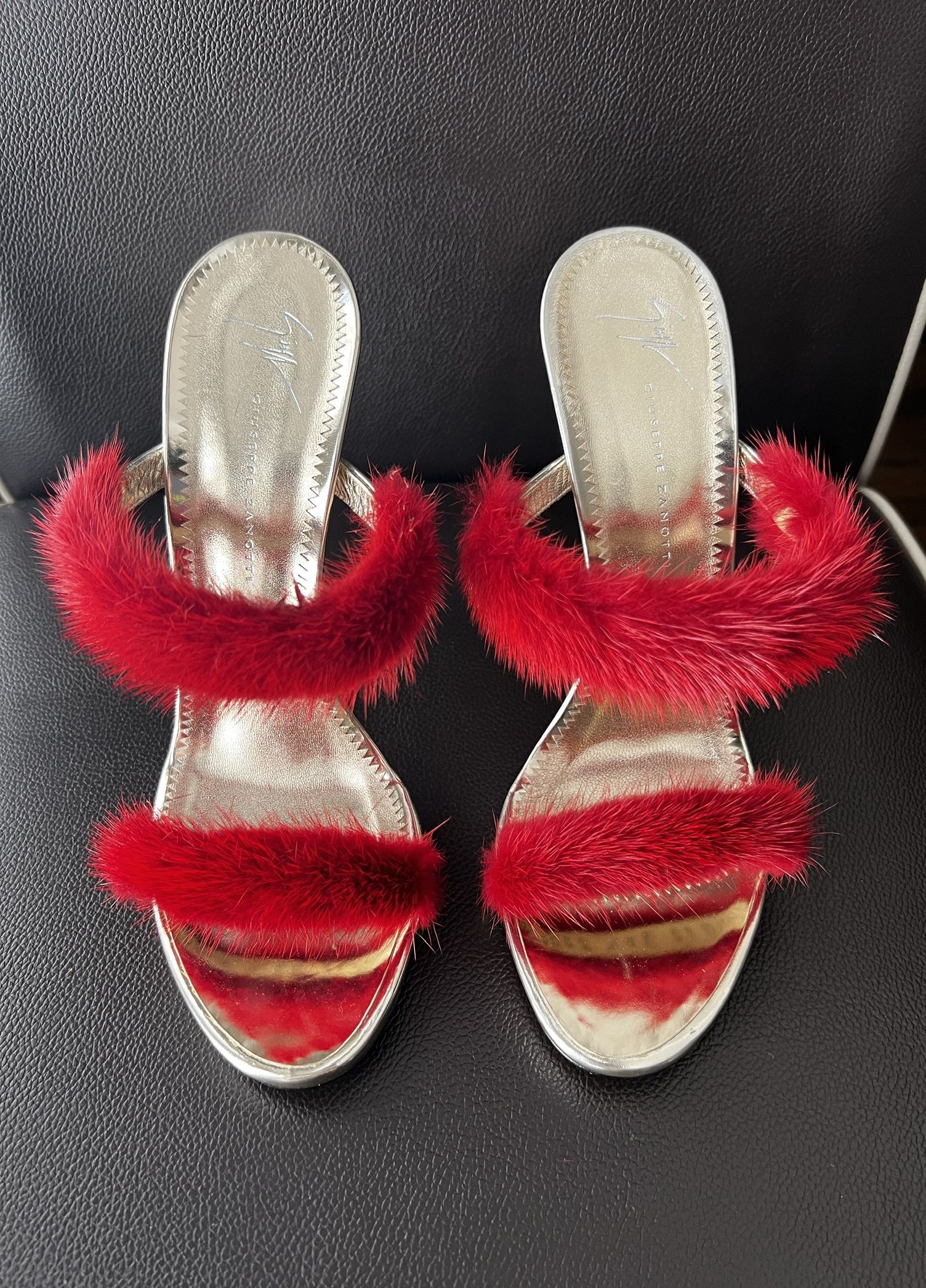 ❤️Giuseppe Zanotti Fur Heels❤️