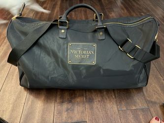 Victoria's Secret Black Duffle Weekender Bag