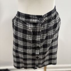 Vintage Plaid Skirt 