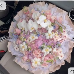 Peony Orchid Mixed Bouquet Spring Ramo 