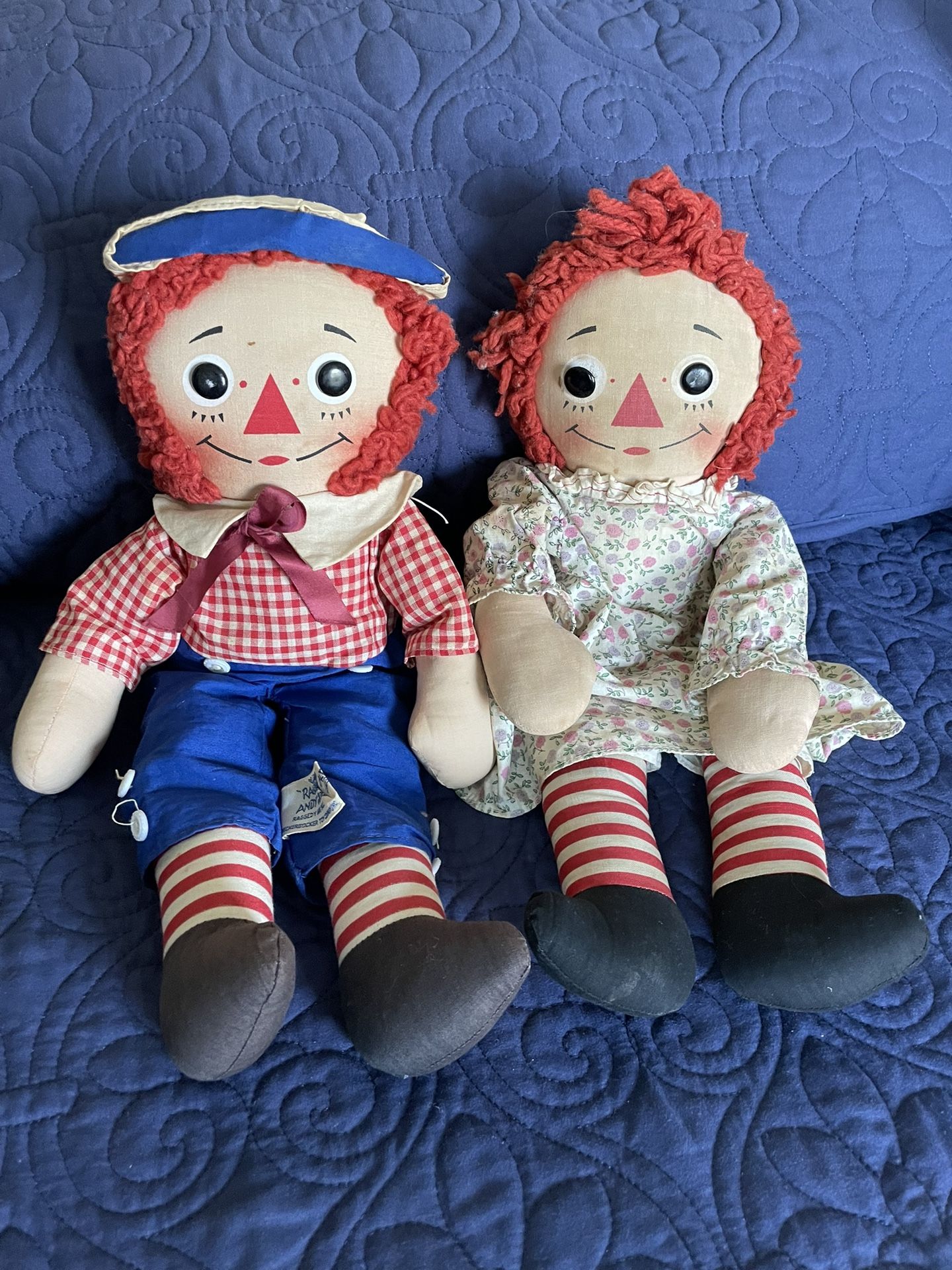 1960’s Raggedy Ann And Andy Dolls