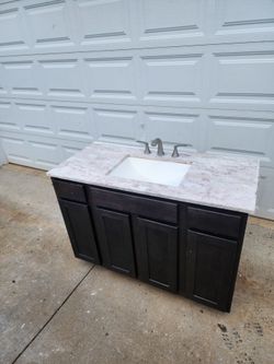 Maple vanity base cabinet