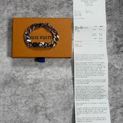 LV Stainless Steel Bracelet 