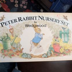 Wedgwood Peter Rabbit 3 Piece Nursery Set and extra cup