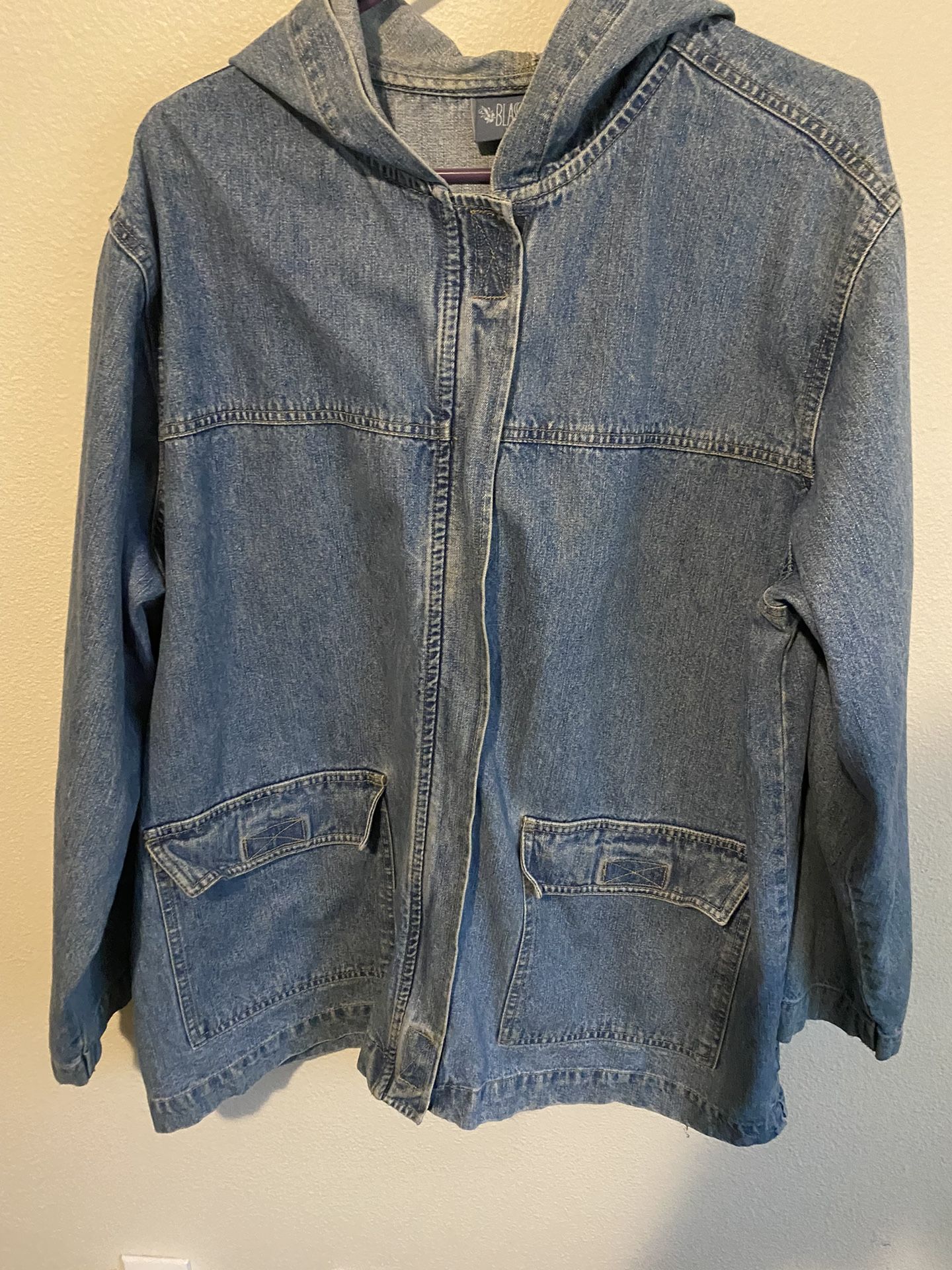 1X Women’s Denim Coat Blassport Woman