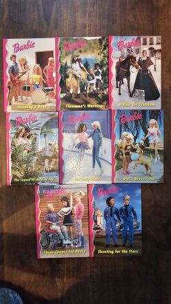 Barbie and Disneychannel books set
