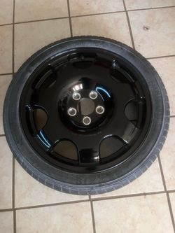 2015 - 2023 ford mustang GT spare tire 155/ 60/ 18 Black oem