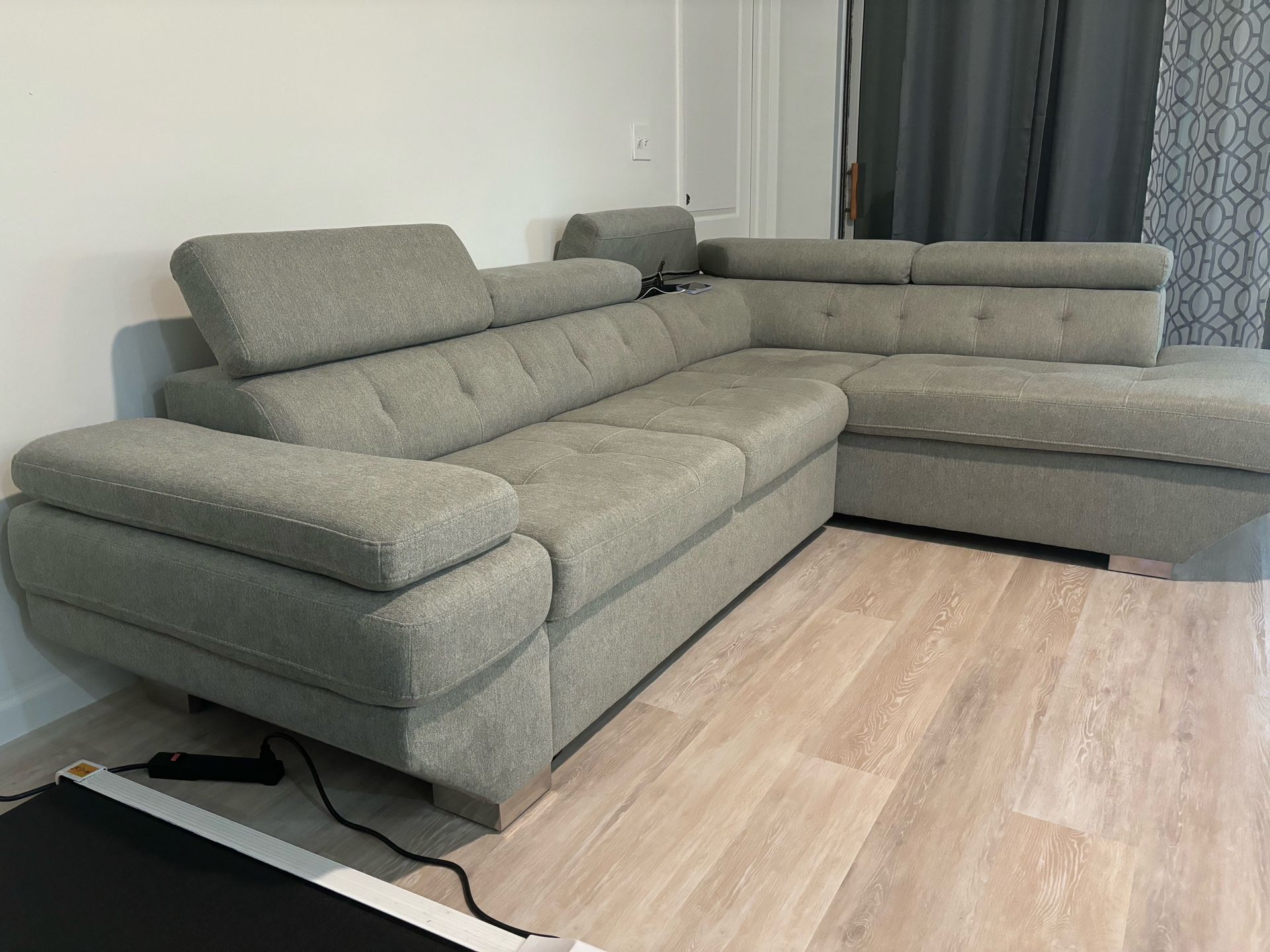 Sleeper Sofa , $800 El Dorado Furniture, Medium Gray Large size