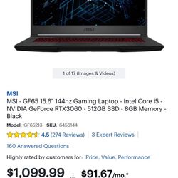 Gaming Laptop 