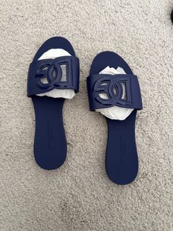 Navy Blue Sandals