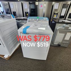 GE 7.2 Cu. Ft. Capacity Aluminized Alloy Drum Electric Dryer With Sensor Dry