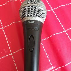 Shure Pg58 Built Like A Tank XLR