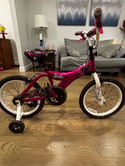 Barbie Training Wheel Bike