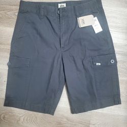 Vans Cargo Shorts For Men Charcoal Size 30