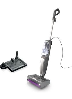 BISSELL Spinwave SmartSteam All-in-One Scrubbing and Sanitizing Electric Hard Floor Steam Mop w/LED Headlights & Swivel Steering 3897A