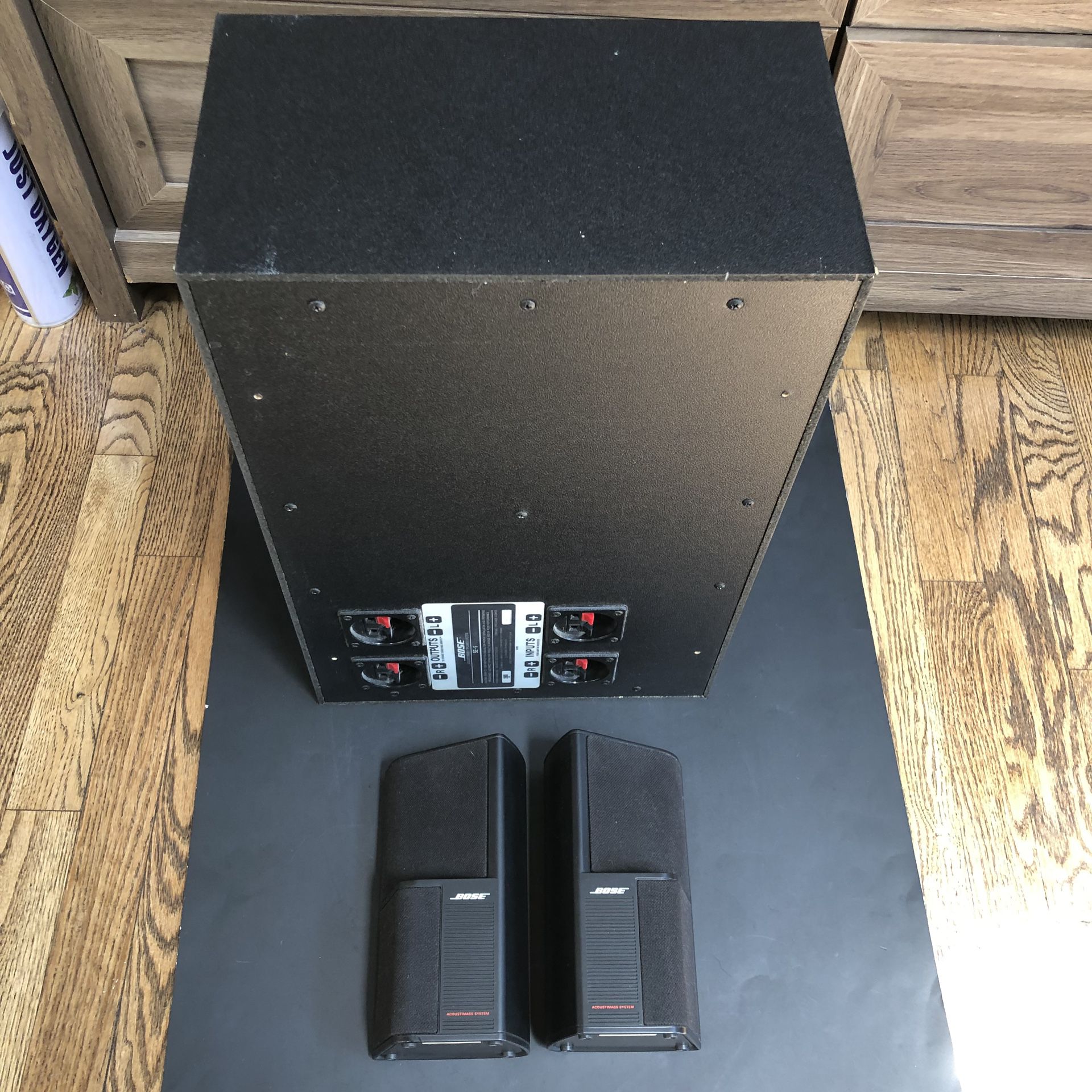 Bose Acoustimass SE-5 Subwoofer 100W with 2 cube speakers