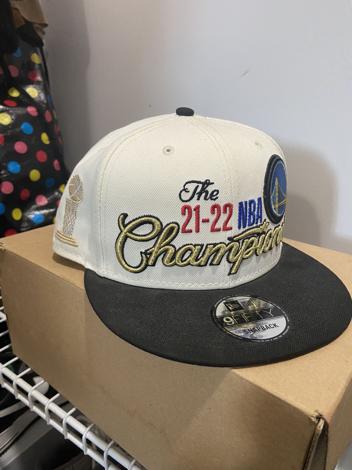 NBA Warriors White 21-22 Finals Champ