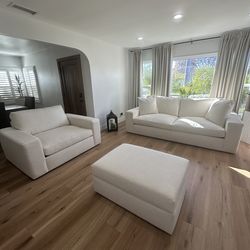 3 piece sofa,  chair and ottoman