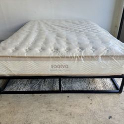 Saatva Memory Foam Hybrid Queen Mattress - Delivery Available 