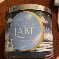 Bath and body Works Frozen Lake Candle New 