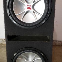 12" Car Speakers/ Performance Techniques Amplifier 