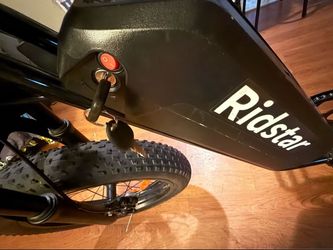 Ridstar Electric Bike - Fat Tire E-Bike (Used)