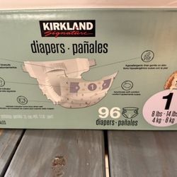 Diapers  Size One And Newborn In Pampers  