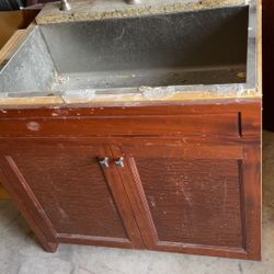 Cabinets, Vanity, Sink 