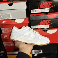 DS Nike Dunk Low Next Nature Football Grey Gum size 8W