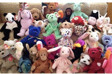 Over 150 Beanie Babies