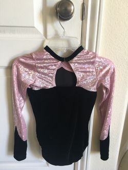 GK long-sleeve competition leotard