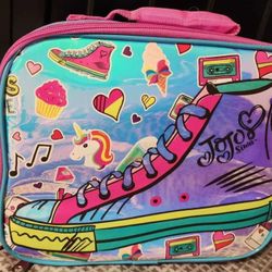New Jojo Siwa Lunch Bag With Side pocket