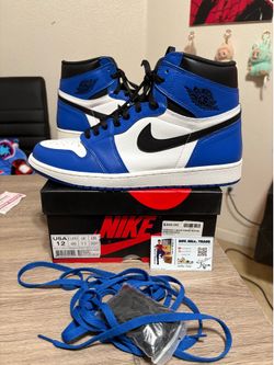 Size 12 - CLEAN Air Jordan 1 Retro High OG Game Royal 2018