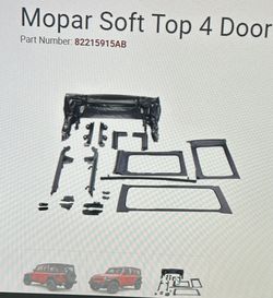 Mopar Soft Top 4 Door Standard