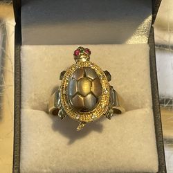 Turtle 14KT Ring