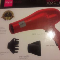 Flat iron/Accessories Set/Blowdryer - New