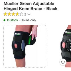 Mueller Green adjustable hinged knee brace