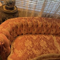 Antique Pink Sofa 